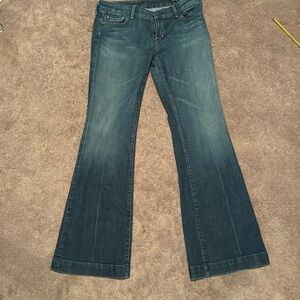 COH Citizens of Humanity Faye 003 Low Waist Full Leg Stretch Blue Jeans 30 USA